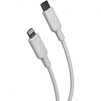 Câble USB C/Lightning MFI Blanc 1,2 m