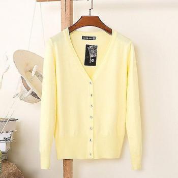 V‑Col Long Manche Pull Jeune Femme