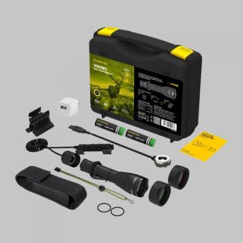 Taktisk Ficklampa & Batteri‑paket