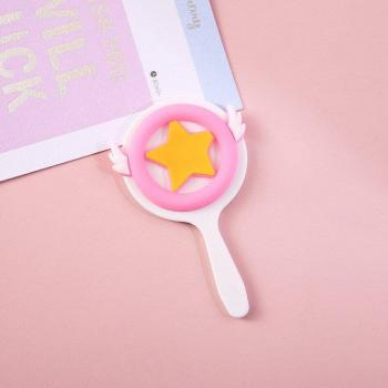Silicone Handheld Beauty Mirror