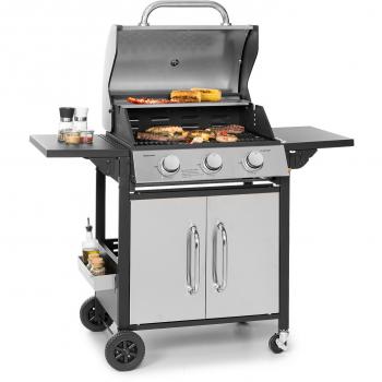 Grill Gaz Klarstein – 3 Brûleurs, 10 kW, Portatif