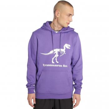 Sudadera con Capucha para Hombre Mister Tee T-Rex MT775 Ultravioleta Extra-Small