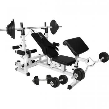 108 kg All‑Purpose Bench & Dumbbell Kit