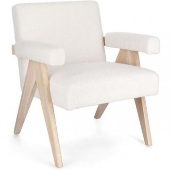 Sillón Faiza 57.5x80x83 cm Color Marfil