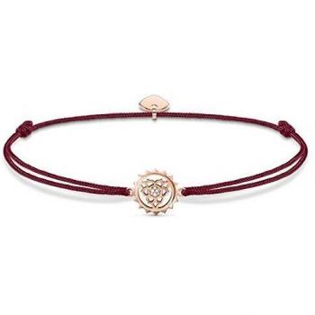 Glamour & Seele: Thomas Sabo Damenarmband „Little Secret Chakra“ (rotes 925 Silber, rosé vergoldet) LS034-898-10-L20v