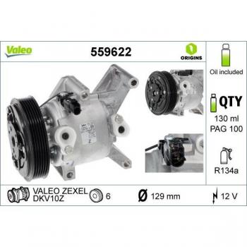 Compresseur VALEO pour climatisation 559622