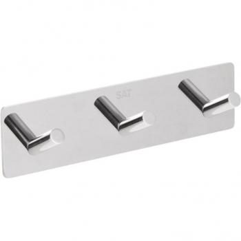 Patère Adhésive en Chrome pour Salle de Bain