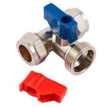 Washing Machine Tap 15mm x 15mm x 3/4 (Chrome)