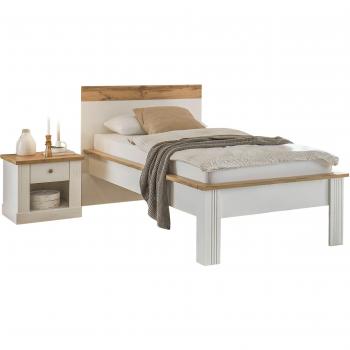 Westminster Schlafzimmerset Home Affaire – 90 × 200 cm, Weiß