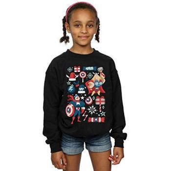 Thor + Captain America Festive Female Sweater