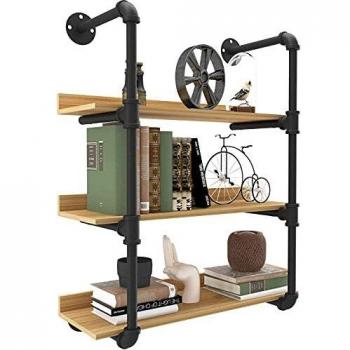 Sturdy 3-Tier Pipe Shelf