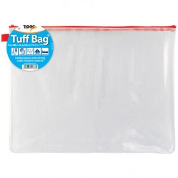 Tiger A3 Zippy Transparent Storage Bag in 180 Micron Thickness with Multicolor Options