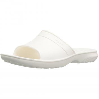 Sandalias Crocs Classic Slide, Unisex, Color Blanco, 45/46 EU