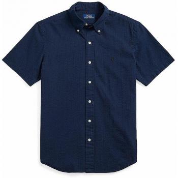 Short Sleeve Polo Ralph Lauren Camicia Blu M