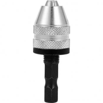 1/4 Inch Hex Shank Keyless Drill Bit Holder 0.5-3mm