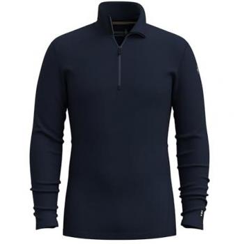 Smartwool Top Base Merino ½ Zip Classic Thermal Blu Navy S