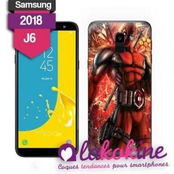 Samsung Galaxy J6 2018 Hülle DeadPool Marvel Disney Shooter Kill Avengers