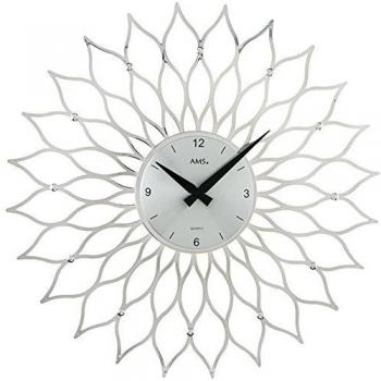 Silver Elegance Clock – AMS Uhrenfabrik 39 x 7 x 405