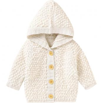 Geschlossene Strickjacke für Kleinkinder im Herbst