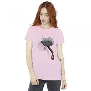 Thor Hammer Crack Cotton Boyfriend Top