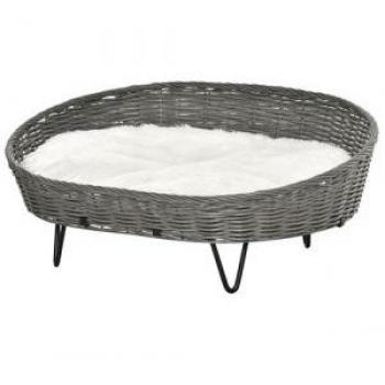 Lit surélevé pour animaux PawHut avec coussin doux