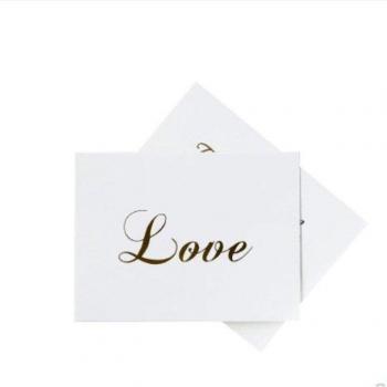 10 Mini Gold Thank You Cards for Various Occasions