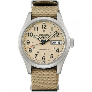 Reloj Masculino Seiko SBSA199 Banda Nylon 5Sports Beige