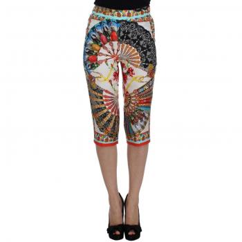 Multicolor Sicily Silk Pants
