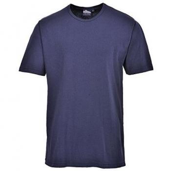 Portwest Thermal Short Sleeve T Shirt Black 2XL
