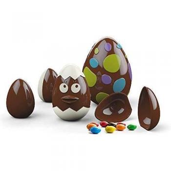 Set de 3 moules à œufs de Pâques 3D par Ibili