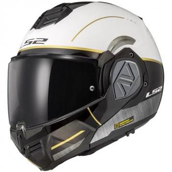 Casco Modulare Ls2 FF906 Advant Iron Bianco Nero Jeans Opaco M