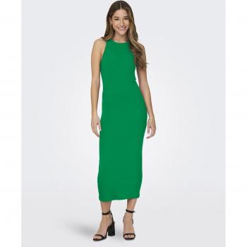 Only Betty Long Green Velvet Dress