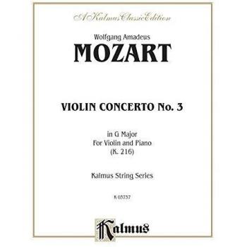 Violin Concerto No. 3 in G Major, K. 216, Kalmus Edition