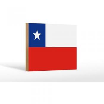 Chile Flaggen-Schild 18x12 cm