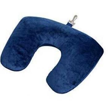 Samsonite Global Travel Accessories, Wende-Reisekissen, 35 cm, Blau (Mitternachtsblau)