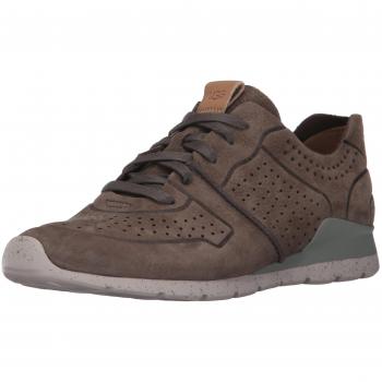 Große 12 US/43 EU – UGG Australia Damen TYE Leder Fashion Sneakers in Grau