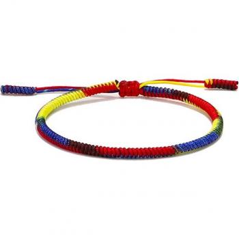 Buddhist Braided Amulet Bracelet for Men and Women