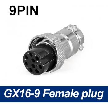 5/8 GX16 Female Connector 2 to 10 Pin