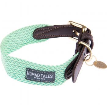 Collar Nomad Tales Bloom Verde Menta, 25 mm ancho, Tam. XS