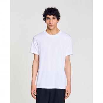Sandro Classic Fit Optic White Tee – 2XL