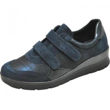 LUMEL Tênis Urbano com Abertura Velcro Azul