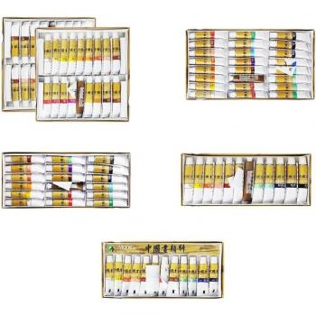 Chinesische Aquarell-Malstifte mit 12/18/24/36 Farben, Größen 5/12 ml, 77Ha