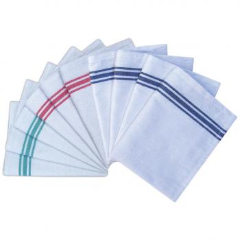 Set of 10 Professional Kitchen Glass Cloths for Catering