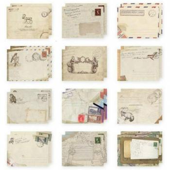 Set of 12 Cute Mini Envelopes