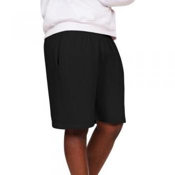 Casual Classics Mens Blended Core Ringspun Cotton Oversized Shorts M R ecru