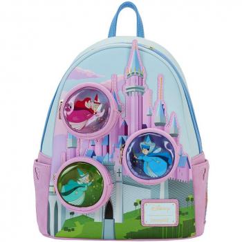 Mini mochila Castillo de Cristal La Bella Durmiente Disney Loungefly 26cm