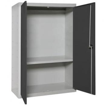Armario Simon Locker Prof. Dism. Multi 90x80x40cm – diseño de dos niveles, acabado gris/azul
