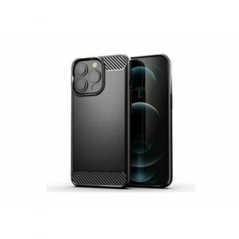 Semplice Custodia in Carbonio Nero per Huawei P30 Pro, Cover Telefono, Nero