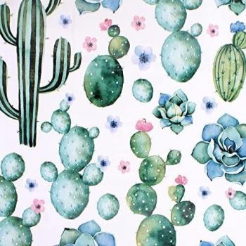 Mantel Hule Cactus Rollo Recortable 140 cm x 20 m