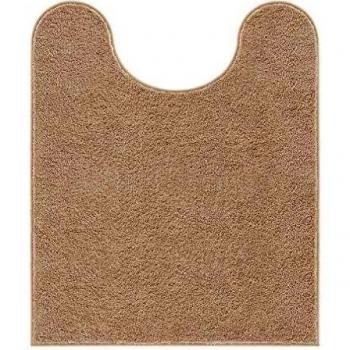 VANZAVANZU Non Slip Toilet Mat Thickened Pedestal Mat for Toilet Absorbent Ultra Soft Bathroom Toilet Rug Fluffy Microfiber Bath Mat, Quick-drying, Machine Washable